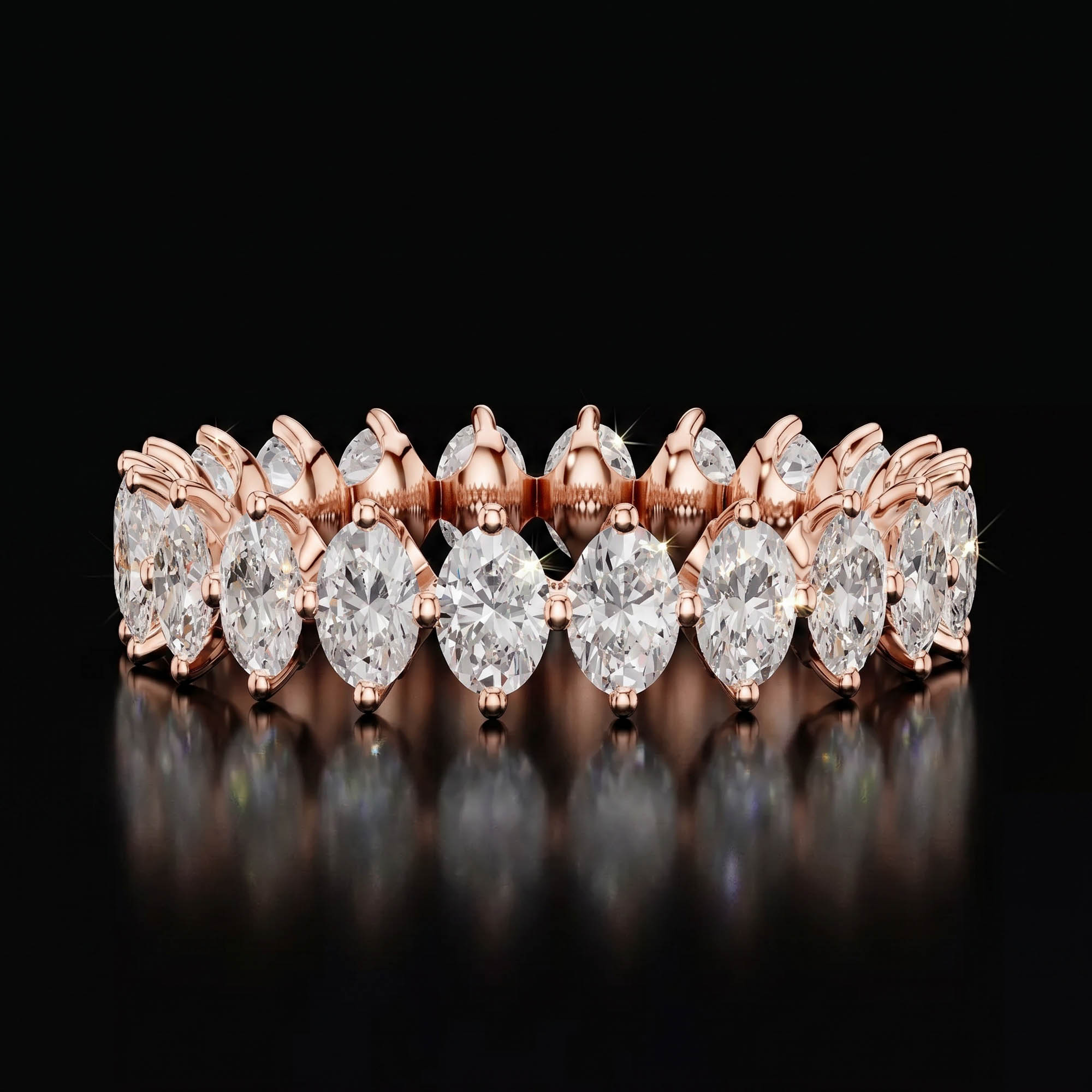 Aura 1,66 Karat Dikey Oval Kesim CVD Pırlanta Lab Grown Tamtur Yüzük    (14 ayar 1.36Gr altin)